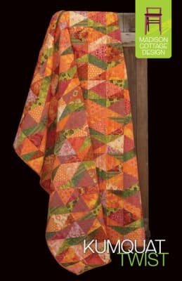 Kumquat Twist Quilt Pattern by Madison Cottage