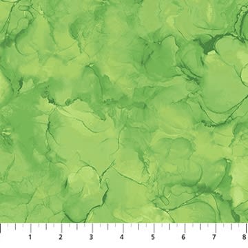 CORAL REEF:  Coral Reef Mirage Green Apple 28270-74  Northcott Fabrics  Northcott Fabrics
