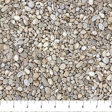 RUNNING FREE  Pebbles Dark DP28591-92 by Deborah Edwardsfor Northcott Fabrics