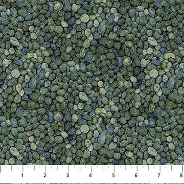 ROOTED:  PEBBLES Teal DP28768-69-Northcott Fabrics-Northcott Fabrics