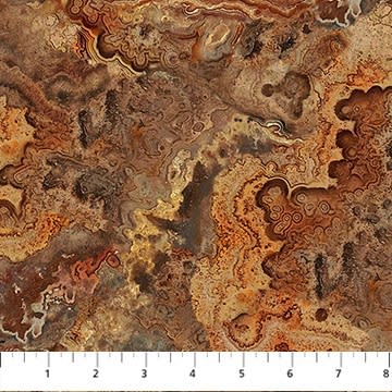ROOTED:  AGATE Rust DP28770-37-Northcott Fabrics-Northcott Fabrics