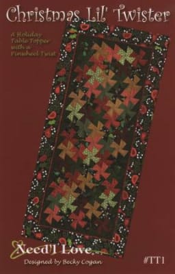 Christmas Twister Table Runner by Need'L Love
