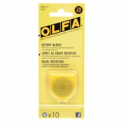OLFA 28mm Rotary Cutter Blade Refills-10 pack