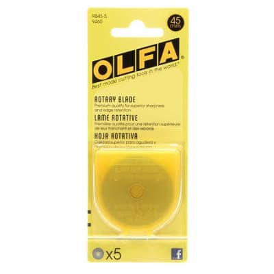 OLFA 45mm Rotary Blade Refill 5 pack