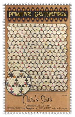 Clara's Star Quilt Pattern with Template by Primitive Gatherings