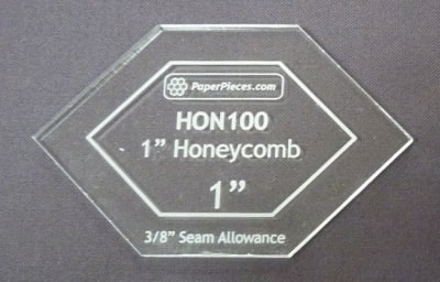 1 Inch HONEYCOMB ACRYLIC TEMPLATE