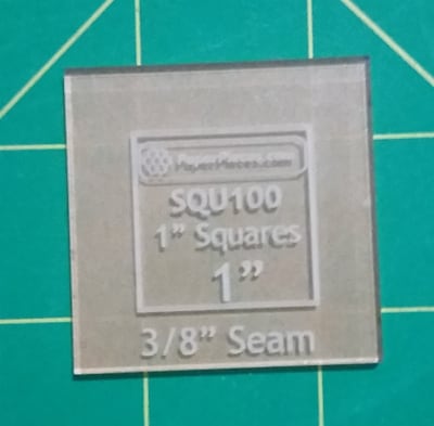 1 Inch SQUARE ACRYLIC TEMPLATE
