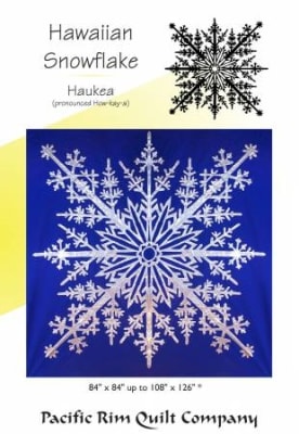 Hawaiian Snowflake Bed Quilt Pattern