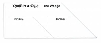 QID WEDGE RULER by Eleanor Burns Quilt In A Day