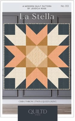 LA STELLA Quilt Pattern by QUILTD