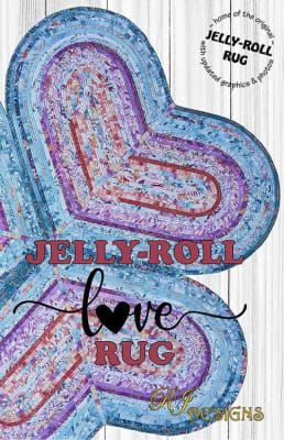 Jelly Roll love Rug  Pattern