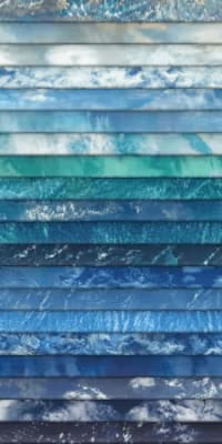 EARTH VIEWS: OCEAN 2 1/2" STRIPS  by Karen Nyberg