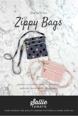 Zippy Crossbody Bag Pattern by Sallie Tomato