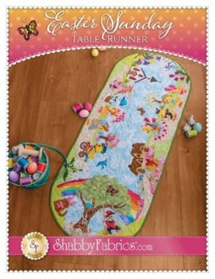 Easter Sunday Table Runner Pattern by Shabby Fabrics