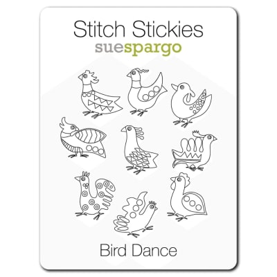 STITCH STICKIES:  BIRD DANCE by Sue Spargo