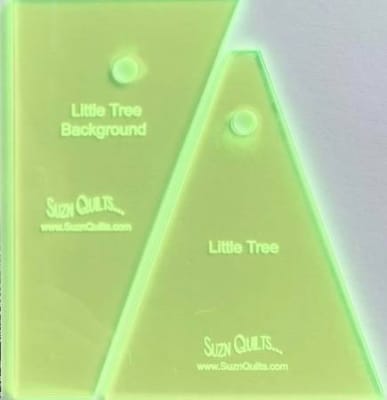 MINI TREE TEMPLATE SET  by Suzn Quilts