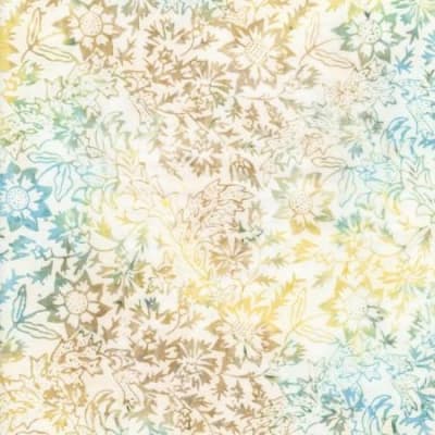 Surfside Tonga Batik Half Yard Bundle  is a multi colored fabric with sea shell shapes.