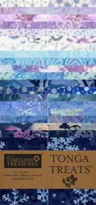 Tonga Treats Batik FROST Strip Pack by Timeless Treasures
