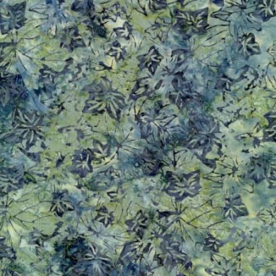 TONGA Batik FALLING LEAVES TONGA-B6436  PINE