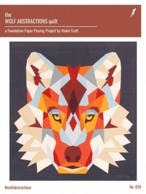 Wolf Abstractions Quilt Pattern by From Violet Craft