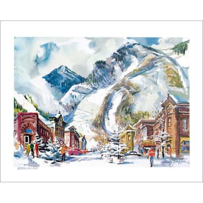 Aspen, Colorado Smaller Poster By Cecile Johnson