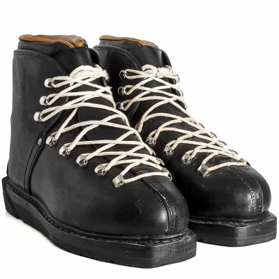 1960s Monte Verde New Leather Lace Ski Boots