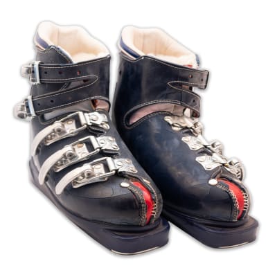 1960's Nordica New Plastic Buckle Vintage Ski Boots