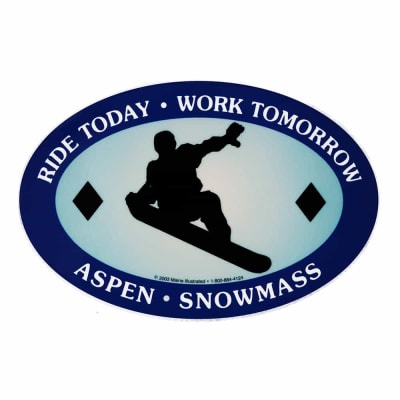 Ride Today Aspen Snowmass Magnet