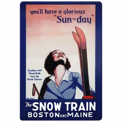 Snow Train Magnet
