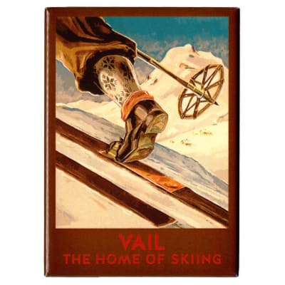 Vail Born to Ski Magnet