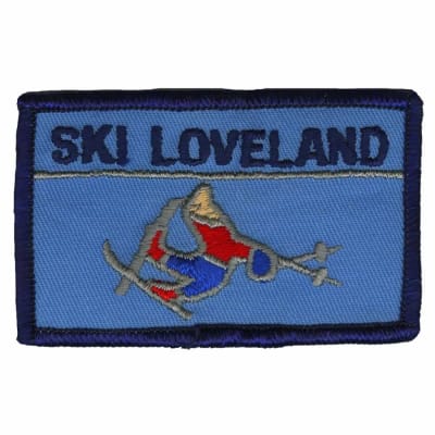 Loveland Colorado Vintage Ski Patch