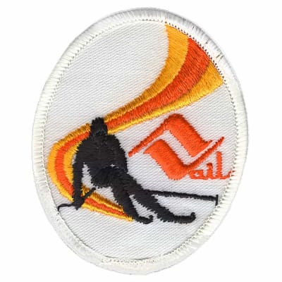 Vail Downhill Skier Vintage Ski Patch