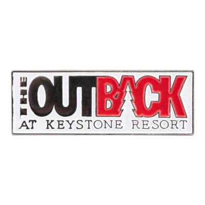Keystone Colorado Vintage Outback Ski Pin, 1/2 x 1 1/4 inches