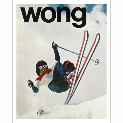 Wayne Wong - Skiing the Wong Way Ski Poster