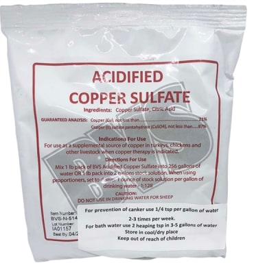Acidified Copper Sulfate