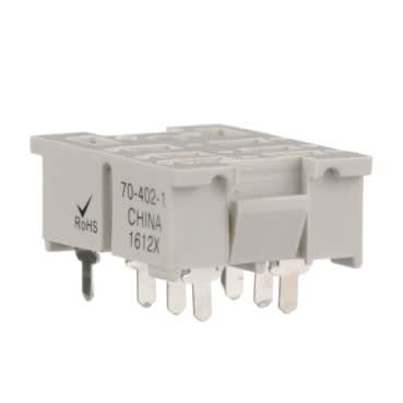 Schneider Electric 70-402-1 Socket general purpose relay accessory DPDT 10A 300 V 8 pins pins for printed circuit board 782 series industrial component