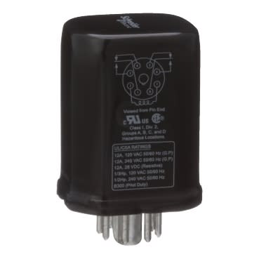 Schneider Electric 750XBXH-110D Power relay 12A DPDT 110 VDC hermetically sealed contacts hazardous location series industrial component