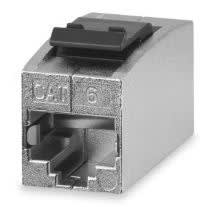 Signamax KRJ45/6S-SH Category 6 Screened Panel Mount Feed-Thru Coupler
