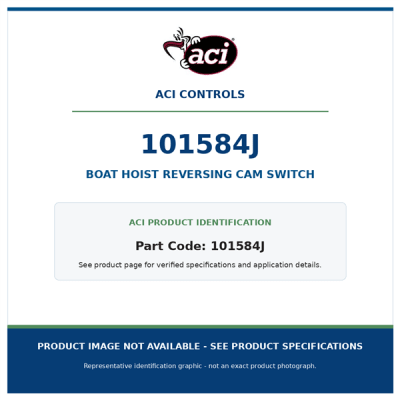 ACI Controls 101584J JC0207401R1 boat hoist reversing cam switch