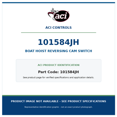 ACI Controls 101584JH JC020 7401 R1 boat hoist reversing cam switch