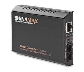 Signamax 065-1120 10/100TX to 100FX Media Converter