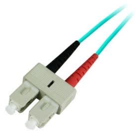 Signamax FC51-4/4-1M SC to SC Duplex MM 50/125 OM3 Patch Cord, 1 Meter