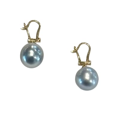 Wendy Mignot Platinum Tahitian Pearl Kimberly Earrings