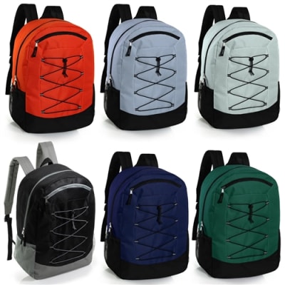 Wholesale 19-Inch Deluxe Backpacks | Bulk Case Pack of 24
