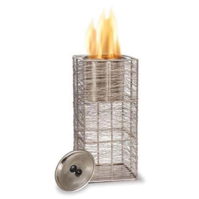 Gelflame Wire Tower - Polished Chrome  Case Pack 4