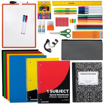 photo of Wholesale 60  piece school supply kit