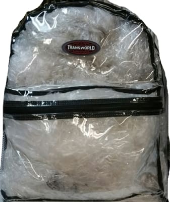 photo of Wholesale 16 Inch Clear Backpack Case Pack 36 Ships FREE