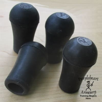 Sword Tip Hard Silicone Blunts w/Metal Insert - Set of 4