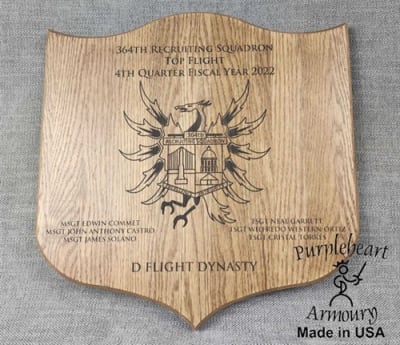 Badge Style Plaque, No Rudis