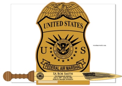 Federal Air Marshal Plaque